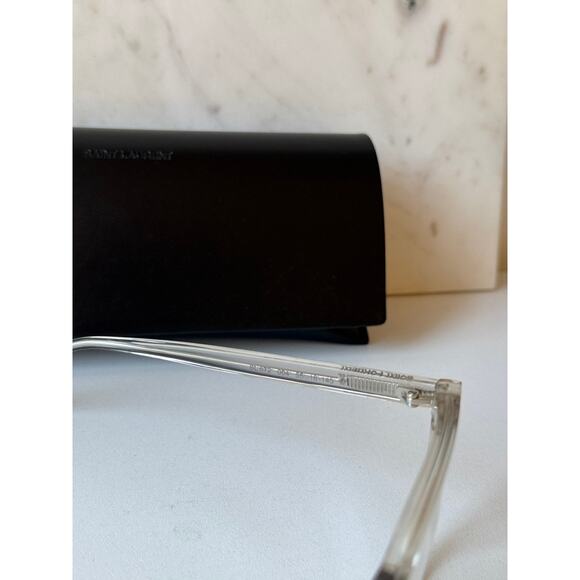 NEW Saint Laurent SL672 Clear Unisex Frames - Picture 7 of 7